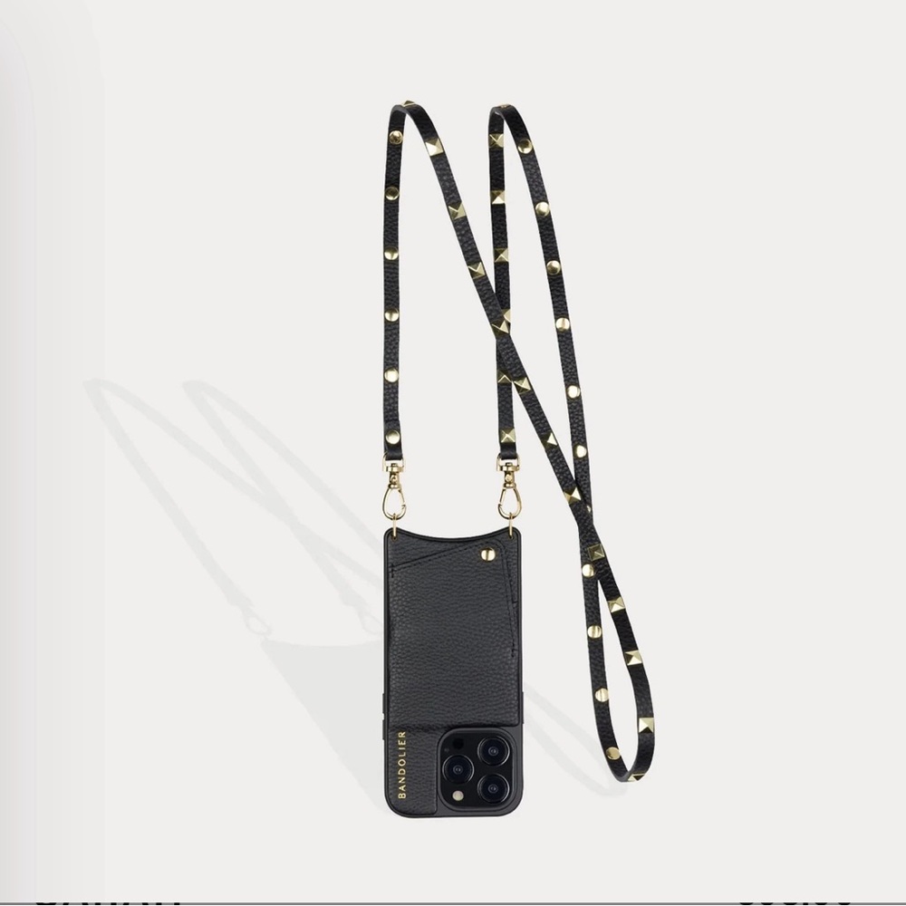 Bandolier SARAH iPhone X  / XS  Pebble Leather Crossbody